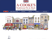 Tablet Screenshot of cookespieandmash.com